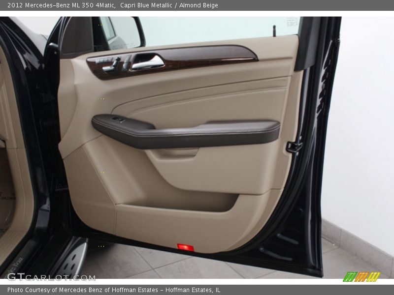 Capri Blue Metallic / Almond Beige 2012 Mercedes-Benz ML 350 4Matic