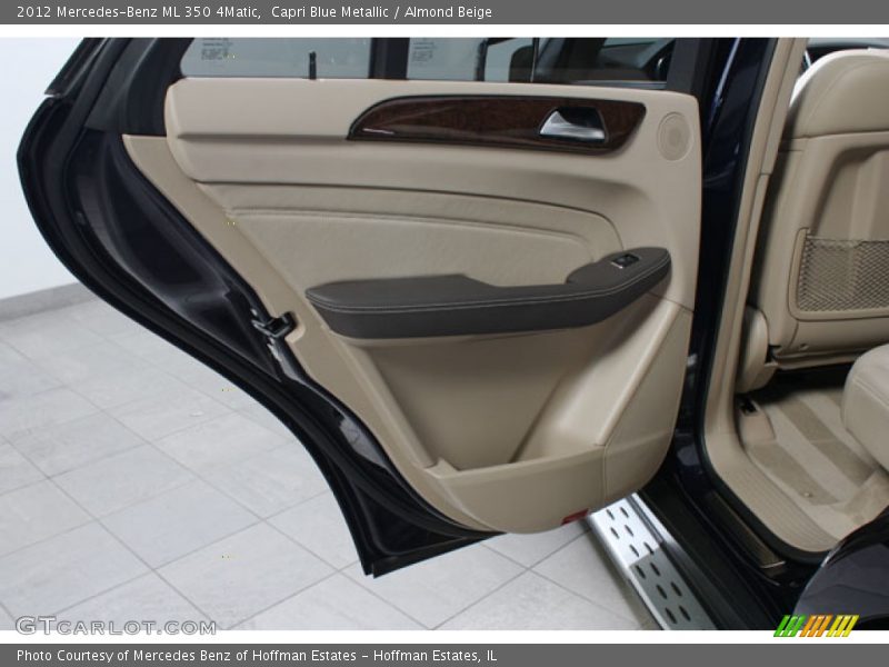 Capri Blue Metallic / Almond Beige 2012 Mercedes-Benz ML 350 4Matic