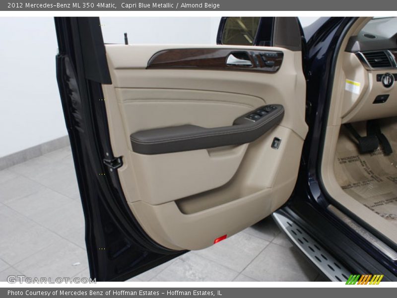 Capri Blue Metallic / Almond Beige 2012 Mercedes-Benz ML 350 4Matic