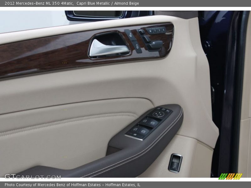 Capri Blue Metallic / Almond Beige 2012 Mercedes-Benz ML 350 4Matic