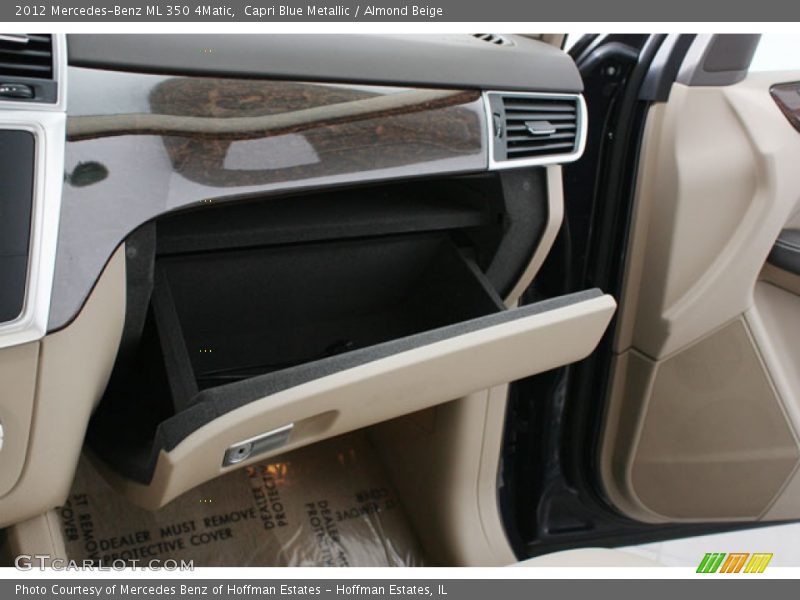 Capri Blue Metallic / Almond Beige 2012 Mercedes-Benz ML 350 4Matic