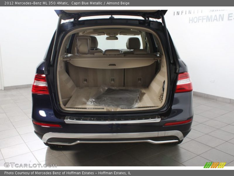 Capri Blue Metallic / Almond Beige 2012 Mercedes-Benz ML 350 4Matic