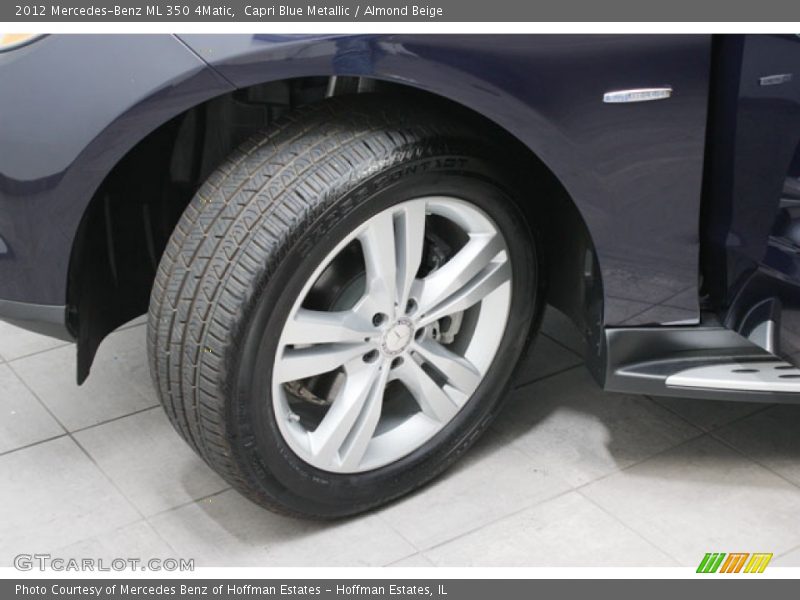 Capri Blue Metallic / Almond Beige 2012 Mercedes-Benz ML 350 4Matic