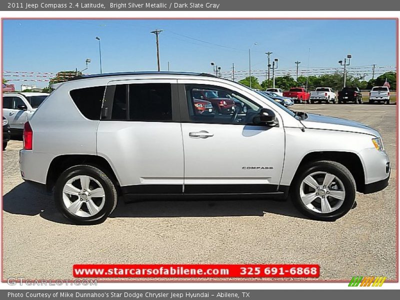 Bright Silver Metallic / Dark Slate Gray 2011 Jeep Compass 2.4 Latitude