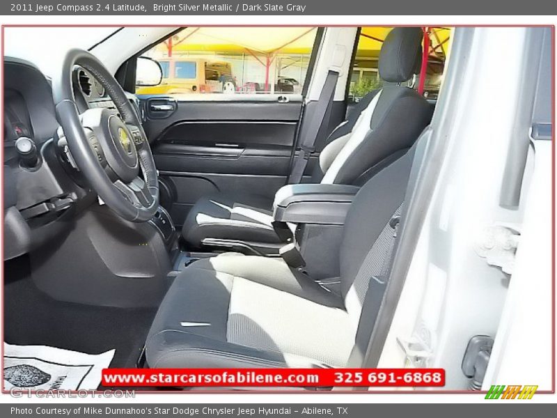 Bright Silver Metallic / Dark Slate Gray 2011 Jeep Compass 2.4 Latitude