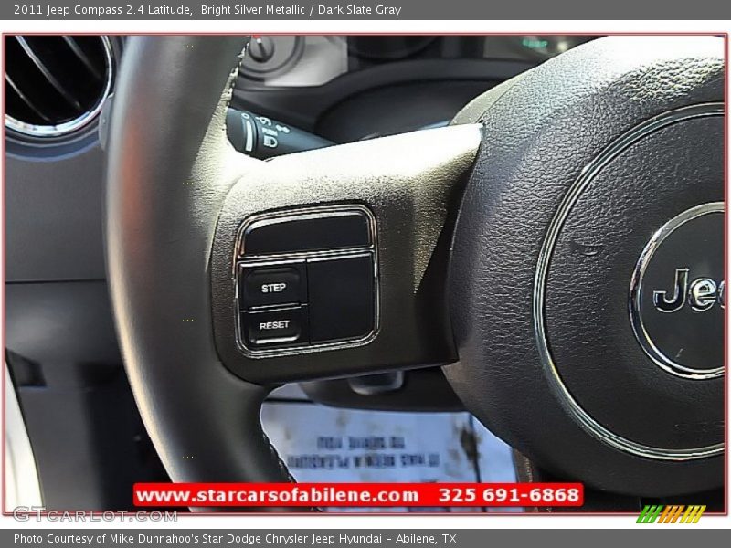 Bright Silver Metallic / Dark Slate Gray 2011 Jeep Compass 2.4 Latitude