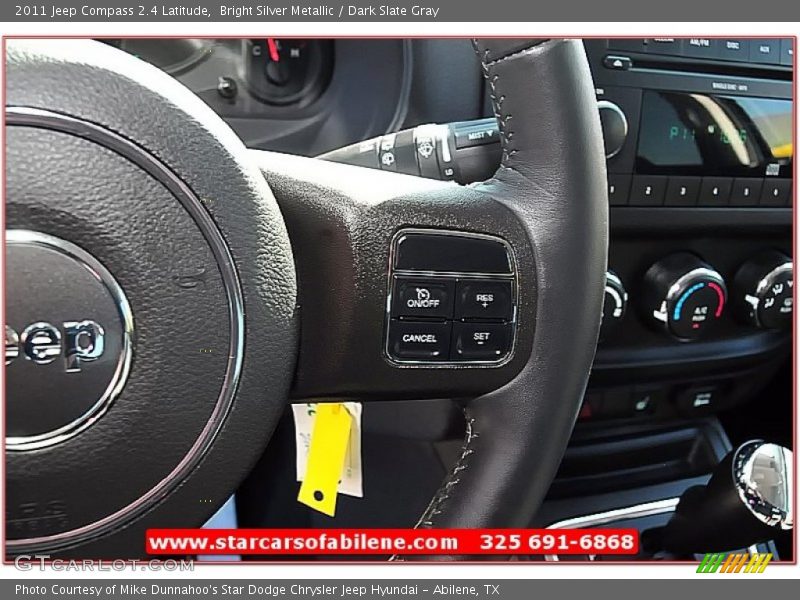 Bright Silver Metallic / Dark Slate Gray 2011 Jeep Compass 2.4 Latitude
