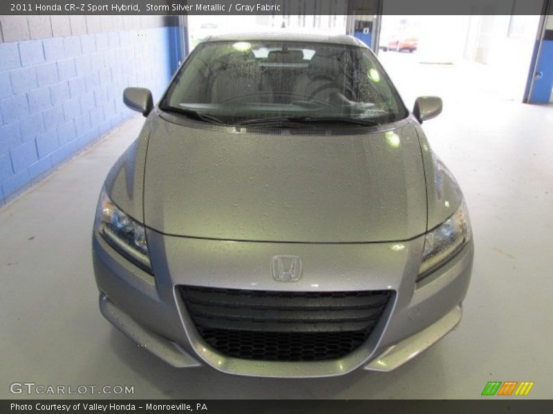 Storm Silver Metallic / Gray Fabric 2011 Honda CR-Z Sport Hybrid