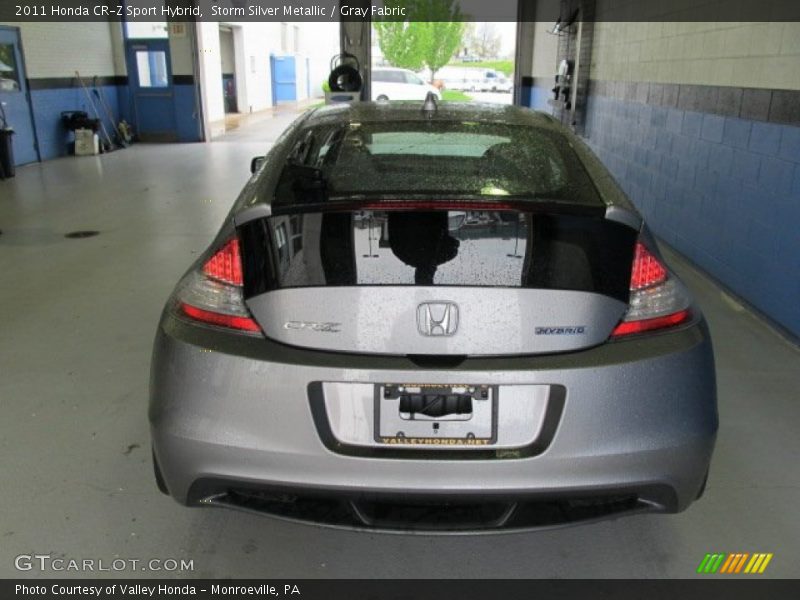 Storm Silver Metallic / Gray Fabric 2011 Honda CR-Z Sport Hybrid
