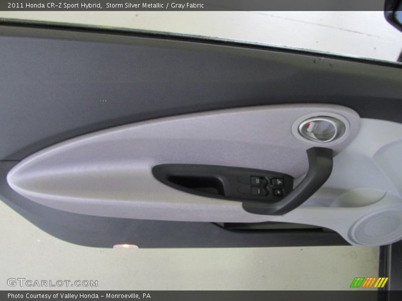 Storm Silver Metallic / Gray Fabric 2011 Honda CR-Z Sport Hybrid