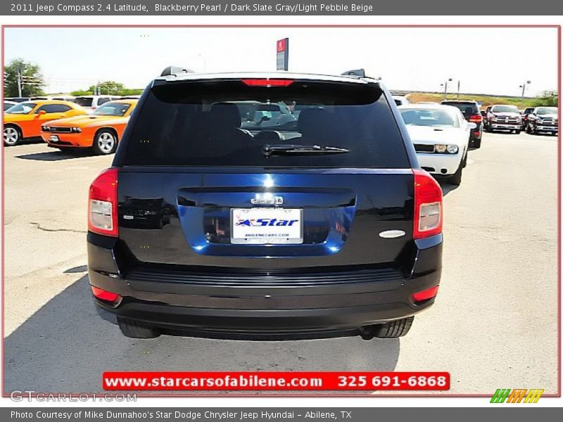 Blackberry Pearl / Dark Slate Gray/Light Pebble Beige 2011 Jeep Compass 2.4 Latitude
