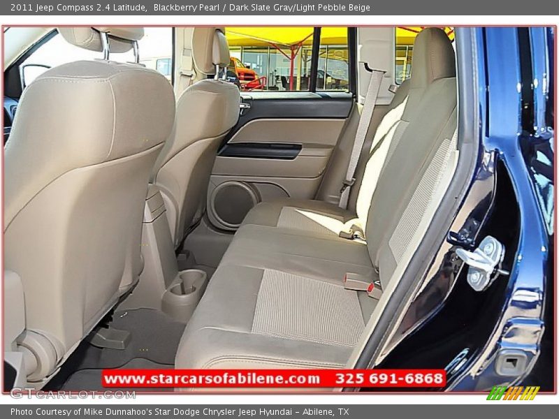 Blackberry Pearl / Dark Slate Gray/Light Pebble Beige 2011 Jeep Compass 2.4 Latitude