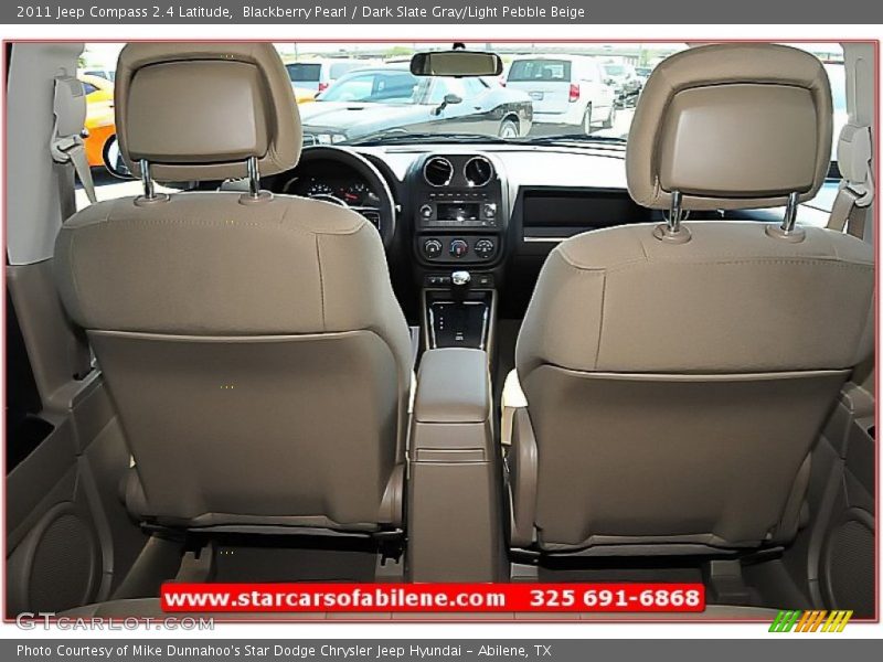 Blackberry Pearl / Dark Slate Gray/Light Pebble Beige 2011 Jeep Compass 2.4 Latitude