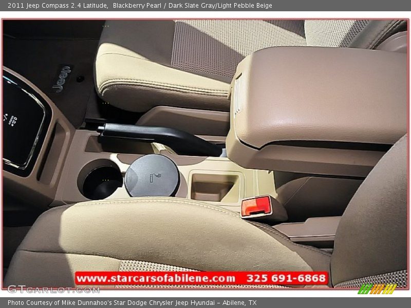 Blackberry Pearl / Dark Slate Gray/Light Pebble Beige 2011 Jeep Compass 2.4 Latitude
