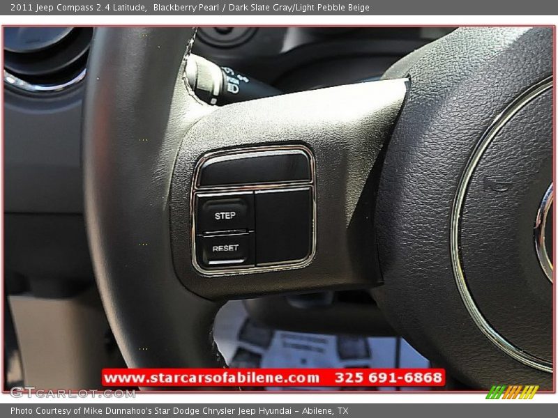 Blackberry Pearl / Dark Slate Gray/Light Pebble Beige 2011 Jeep Compass 2.4 Latitude