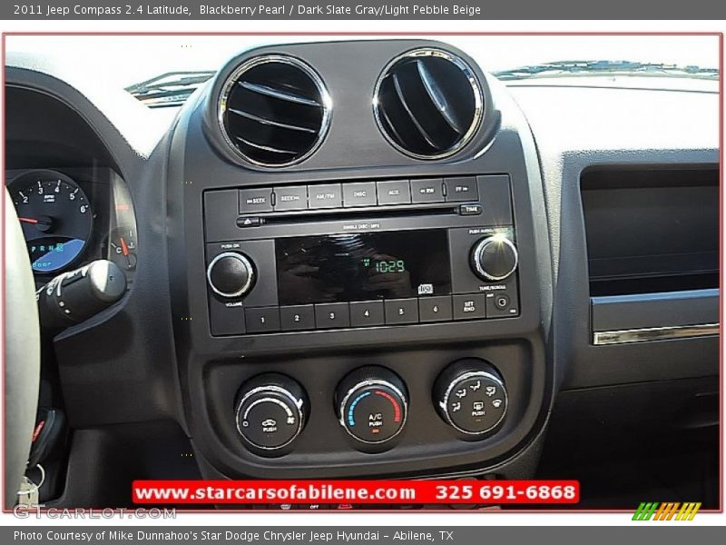 Blackberry Pearl / Dark Slate Gray/Light Pebble Beige 2011 Jeep Compass 2.4 Latitude