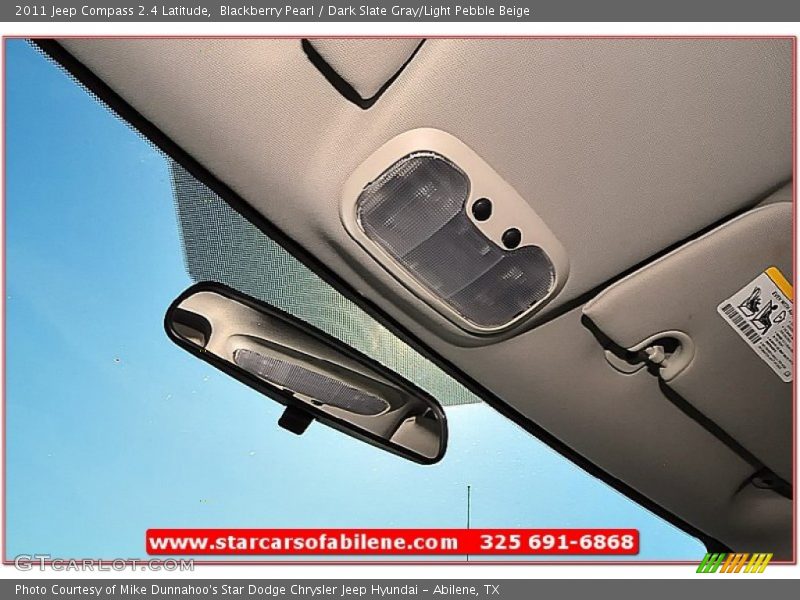 Blackberry Pearl / Dark Slate Gray/Light Pebble Beige 2011 Jeep Compass 2.4 Latitude