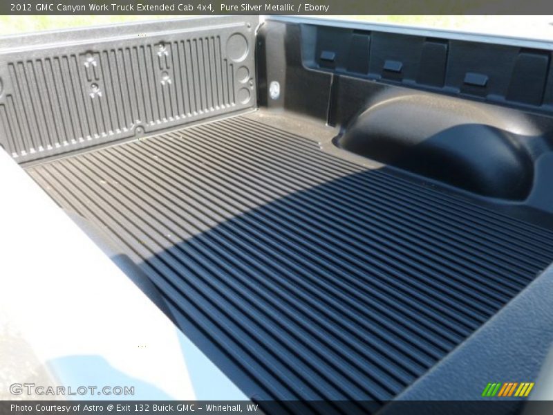 Pure Silver Metallic / Ebony 2012 GMC Canyon Work Truck Extended Cab 4x4