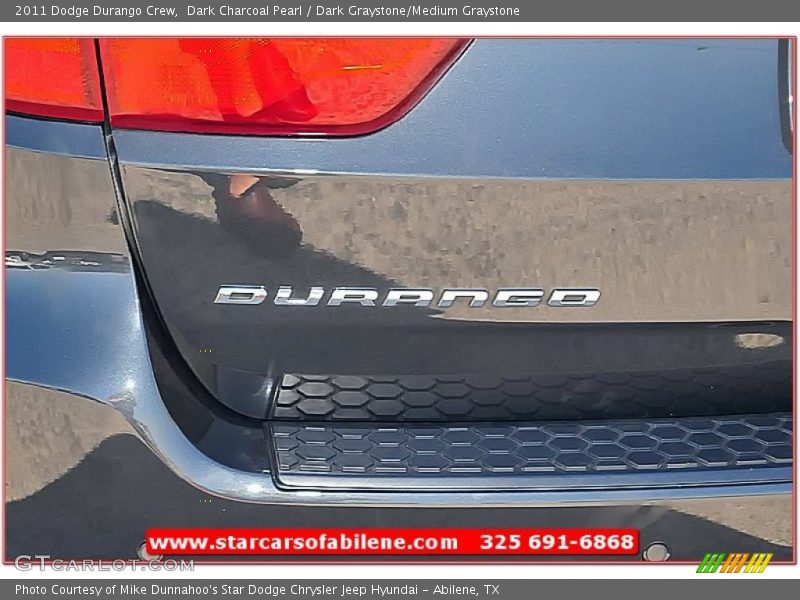Dark Charcoal Pearl / Dark Graystone/Medium Graystone 2011 Dodge Durango Crew