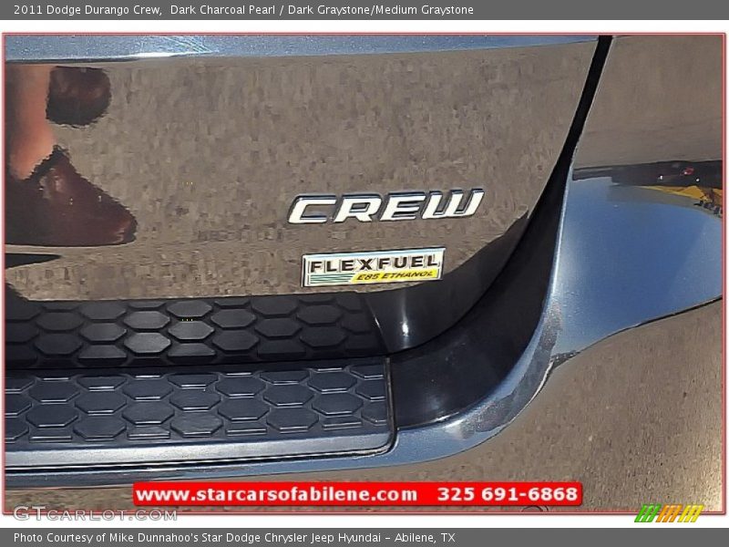 Dark Charcoal Pearl / Dark Graystone/Medium Graystone 2011 Dodge Durango Crew