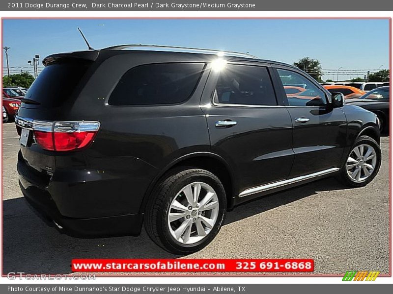 Dark Charcoal Pearl / Dark Graystone/Medium Graystone 2011 Dodge Durango Crew