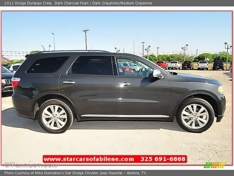 Dark Charcoal Pearl / Dark Graystone/Medium Graystone 2011 Dodge Durango Crew