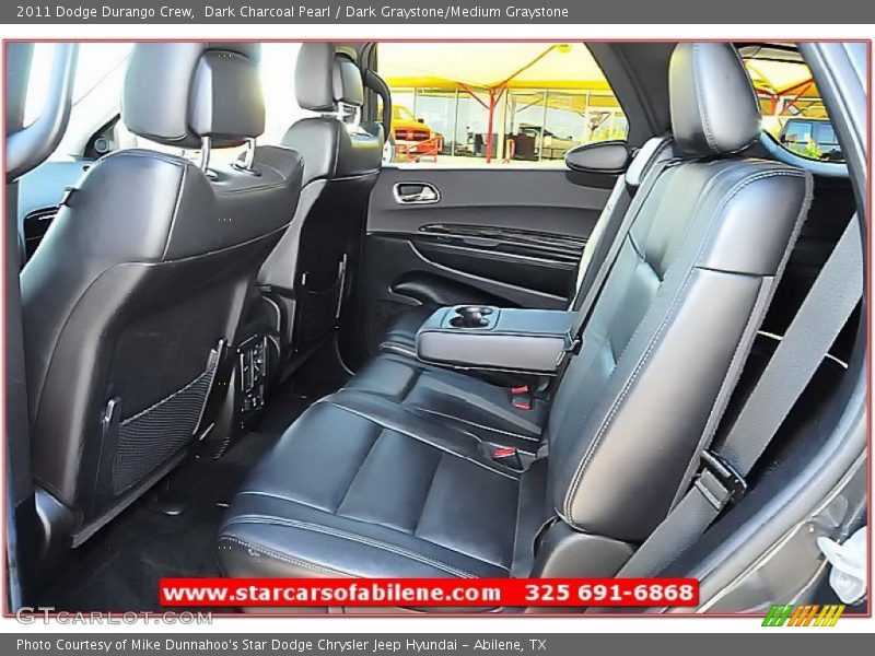 Dark Charcoal Pearl / Dark Graystone/Medium Graystone 2011 Dodge Durango Crew