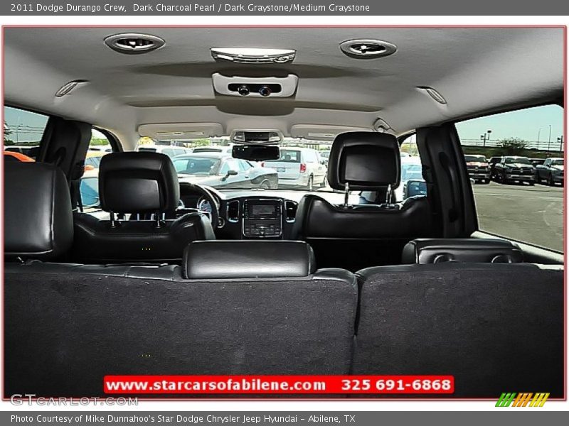 Dark Charcoal Pearl / Dark Graystone/Medium Graystone 2011 Dodge Durango Crew