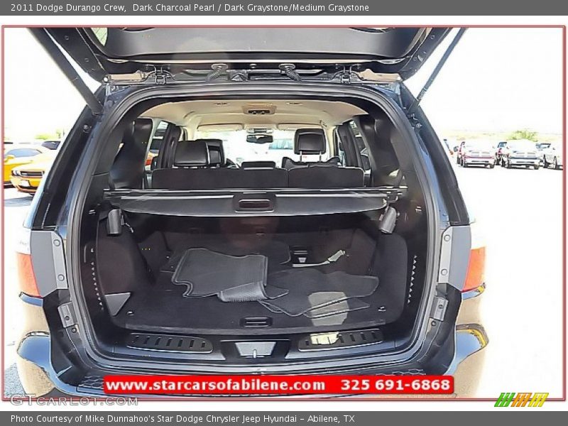 Dark Charcoal Pearl / Dark Graystone/Medium Graystone 2011 Dodge Durango Crew