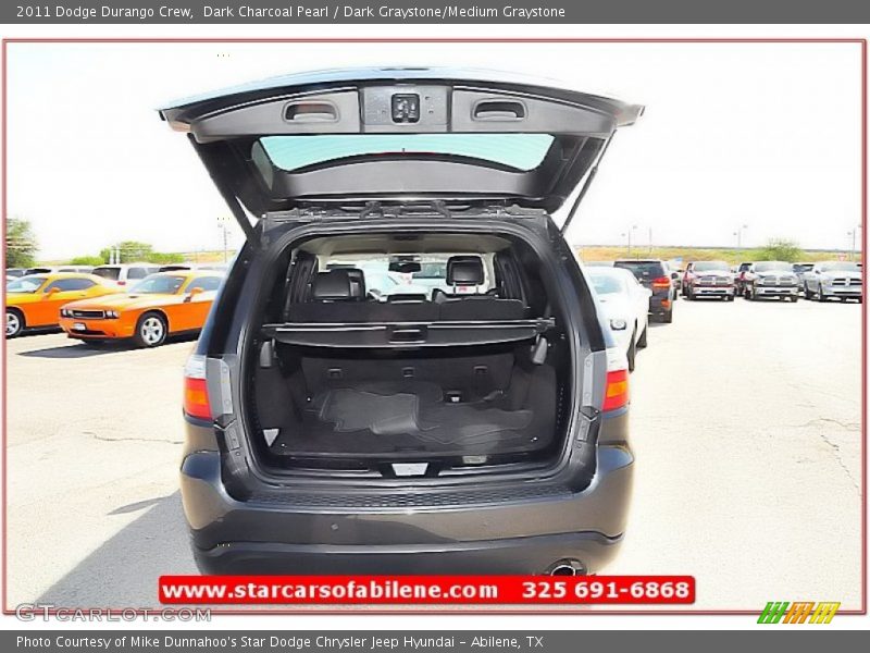 Dark Charcoal Pearl / Dark Graystone/Medium Graystone 2011 Dodge Durango Crew