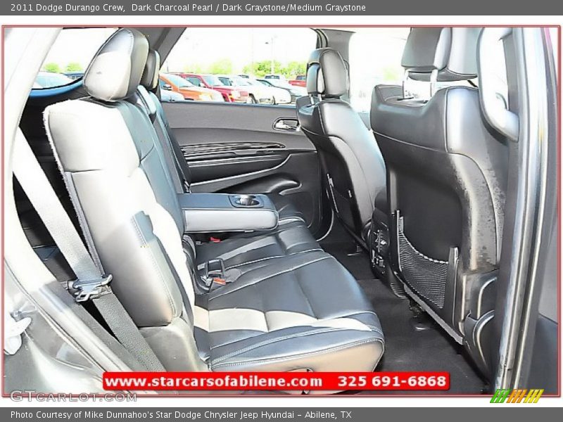 Dark Charcoal Pearl / Dark Graystone/Medium Graystone 2011 Dodge Durango Crew