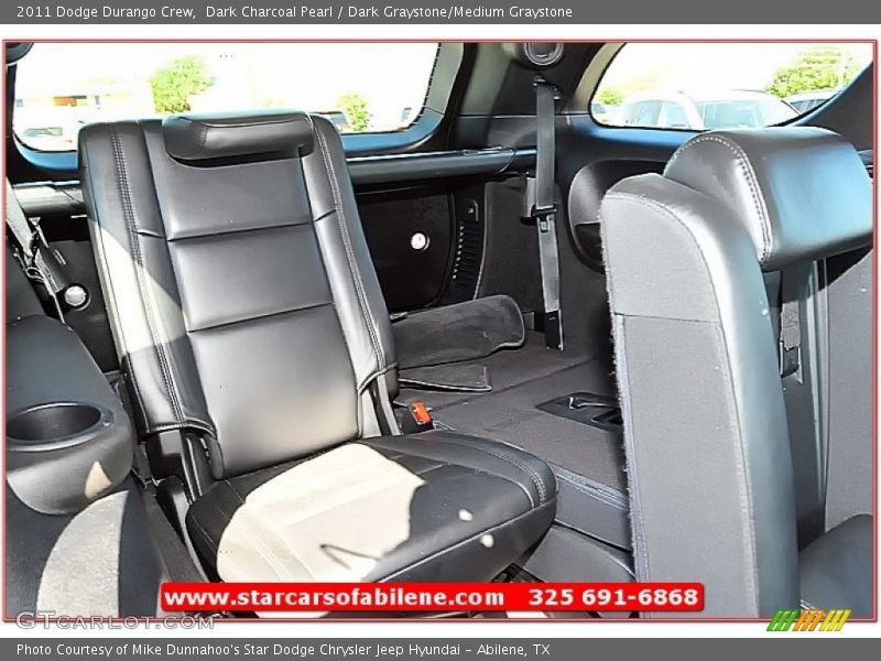 Dark Charcoal Pearl / Dark Graystone/Medium Graystone 2011 Dodge Durango Crew
