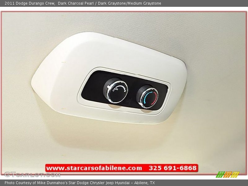 Dark Charcoal Pearl / Dark Graystone/Medium Graystone 2011 Dodge Durango Crew