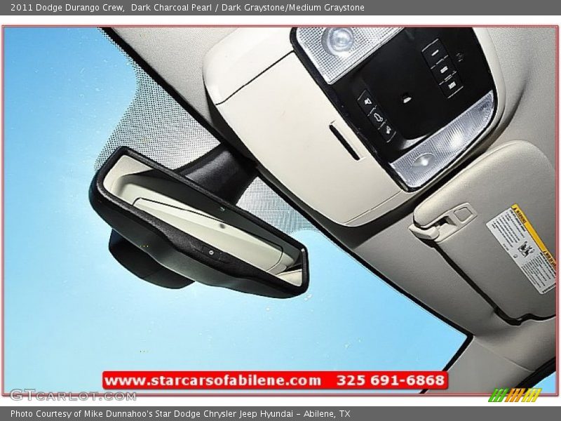 Dark Charcoal Pearl / Dark Graystone/Medium Graystone 2011 Dodge Durango Crew
