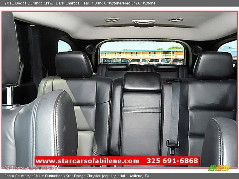 Dark Charcoal Pearl / Dark Graystone/Medium Graystone 2011 Dodge Durango Crew