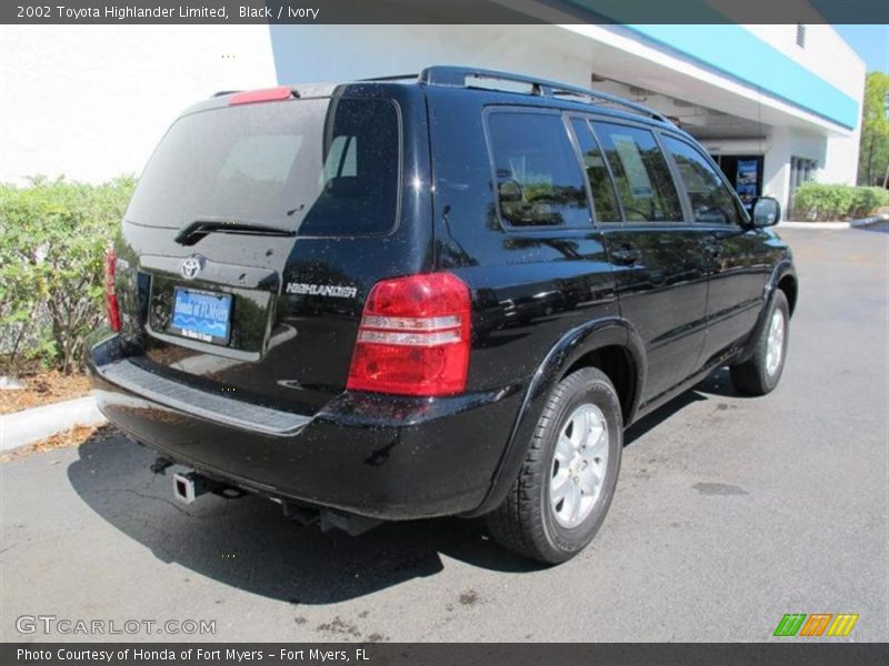 Black / Ivory 2002 Toyota Highlander Limited