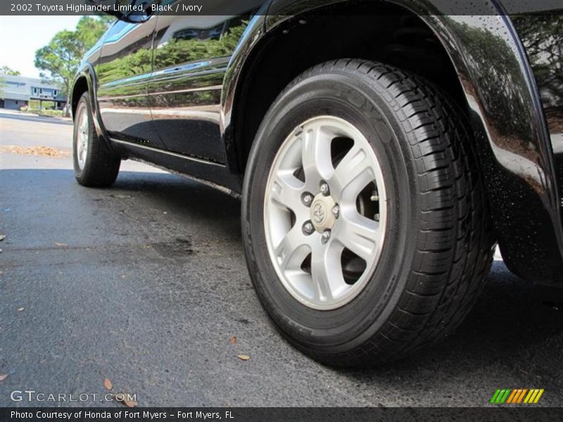 Black / Ivory 2002 Toyota Highlander Limited