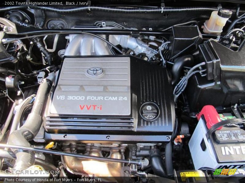 Black / Ivory 2002 Toyota Highlander Limited