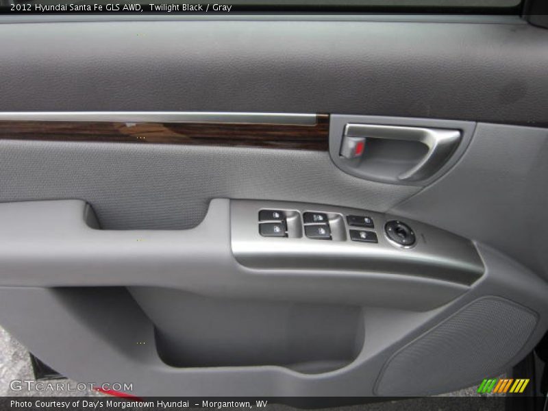 Twilight Black / Gray 2012 Hyundai Santa Fe GLS AWD