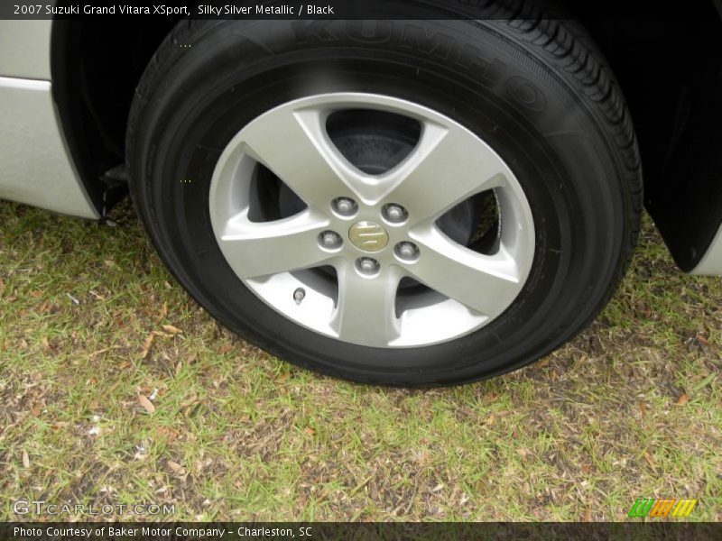 Silky Silver Metallic / Black 2007 Suzuki Grand Vitara XSport