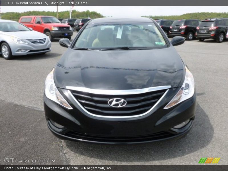 Midnight Black / Camel 2013 Hyundai Sonata GLS