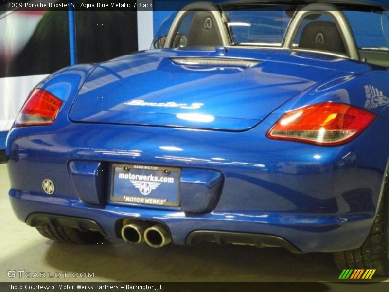 Aqua Blue Metallic / Black 2009 Porsche Boxster S