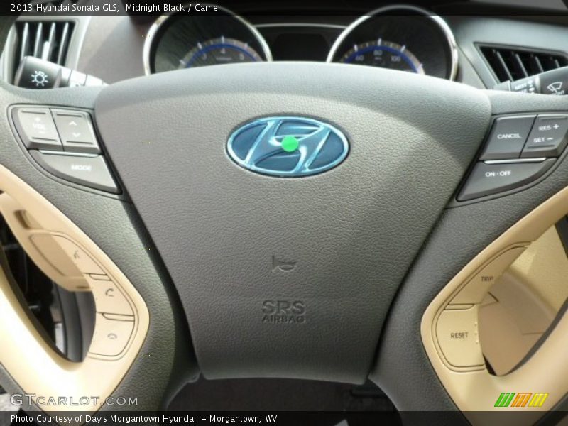 Midnight Black / Camel 2013 Hyundai Sonata GLS