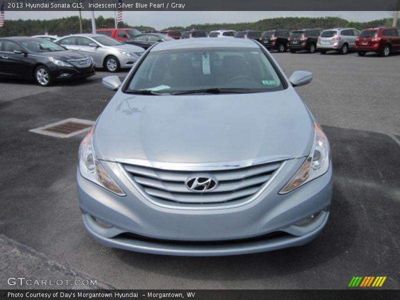 Iridescent Silver Blue Pearl / Gray 2013 Hyundai Sonata GLS