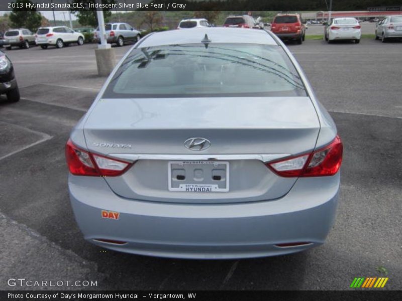 Iridescent Silver Blue Pearl / Gray 2013 Hyundai Sonata GLS