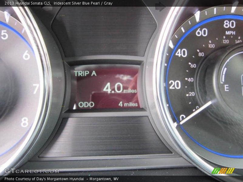 Iridescent Silver Blue Pearl / Gray 2013 Hyundai Sonata GLS