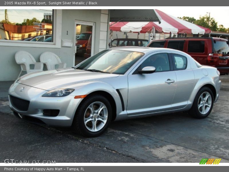 Sunlight Silver Metallic / Black 2005 Mazda RX-8 Sport