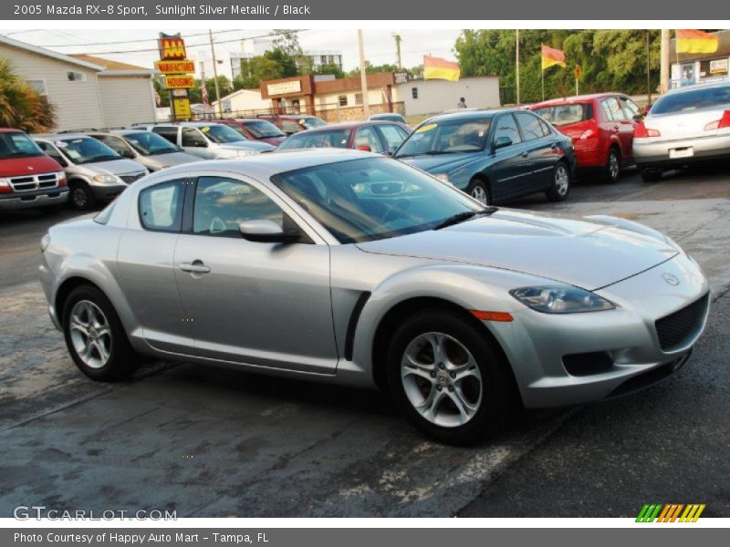Sunlight Silver Metallic / Black 2005 Mazda RX-8 Sport