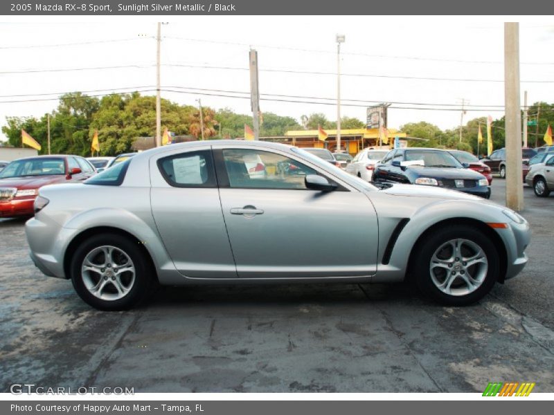 Sunlight Silver Metallic / Black 2005 Mazda RX-8 Sport