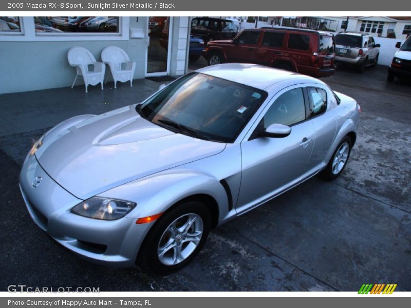 Sunlight Silver Metallic / Black 2005 Mazda RX-8 Sport